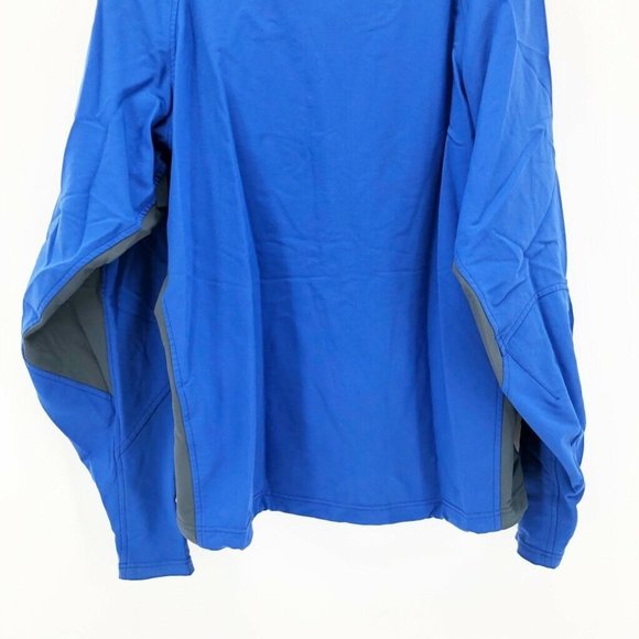 Marmot Mens Track Jacket Blue Black Mock Neck Sz L - Picture 6 of 8